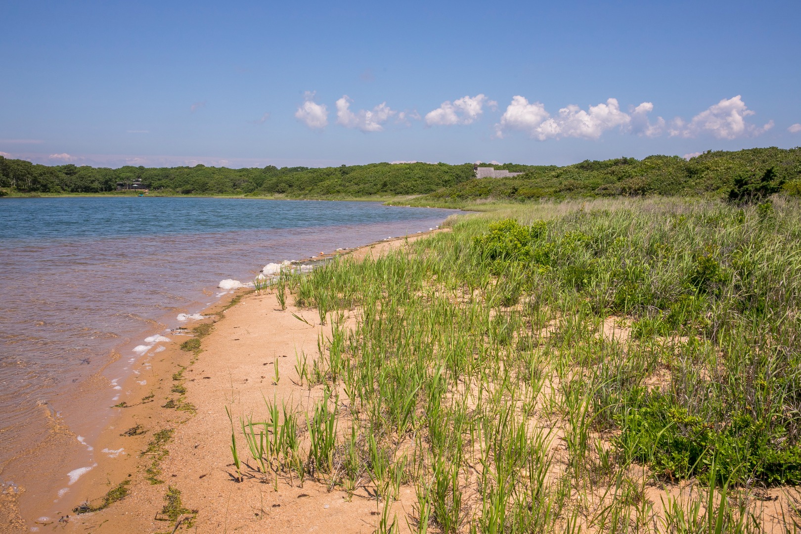 50 Oyster Watcha Road Edgartown, MA 02539 - Photo 39 of 44 a view of lake with sunset in background