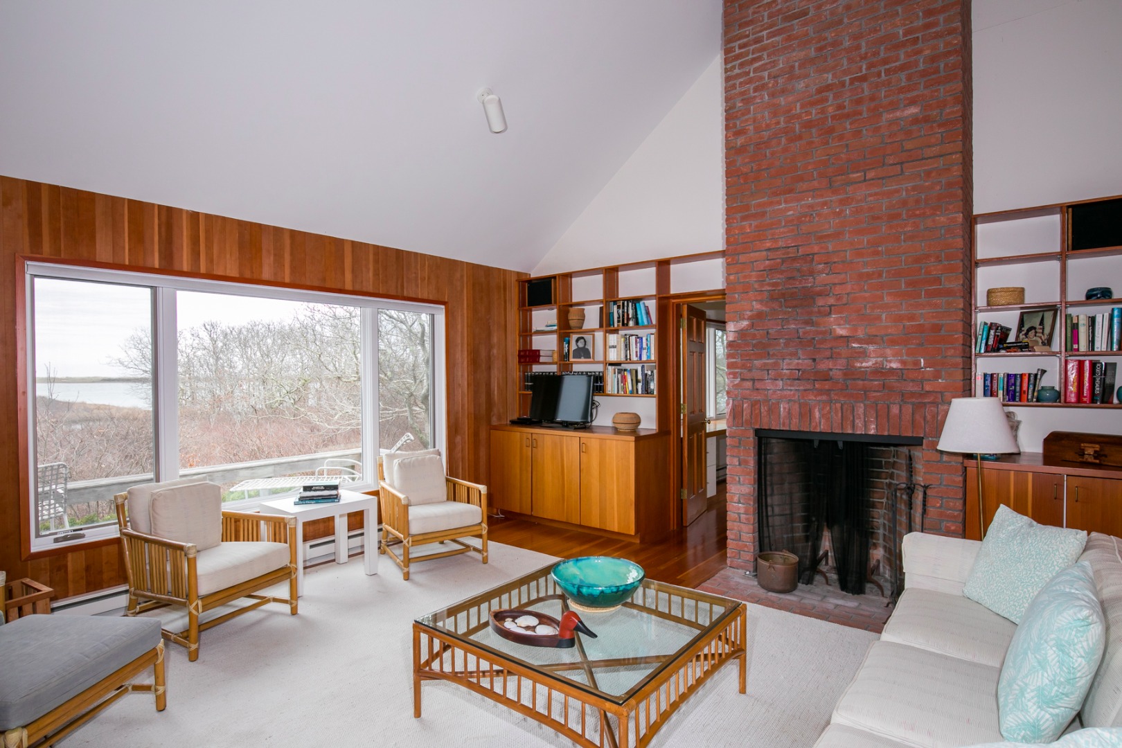 50 Oyster Watcha Road Edgartown, MA 02539 - Photo 43 of 44 a living room with furniture and a fireplace