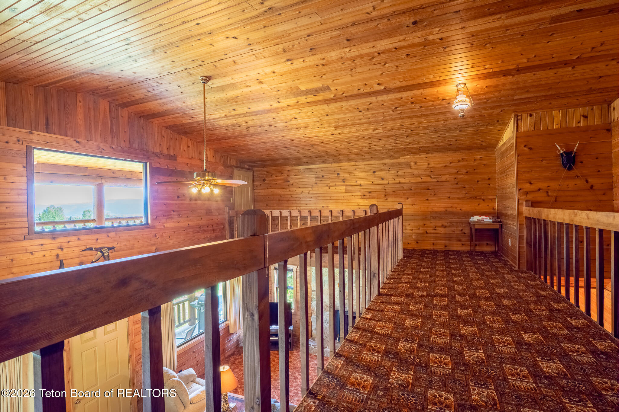 112 Canyon Pines Way Star Valley Ranch, WY 83127 - Photo 19 of 43 Upstairs Loft to Upper Balcony