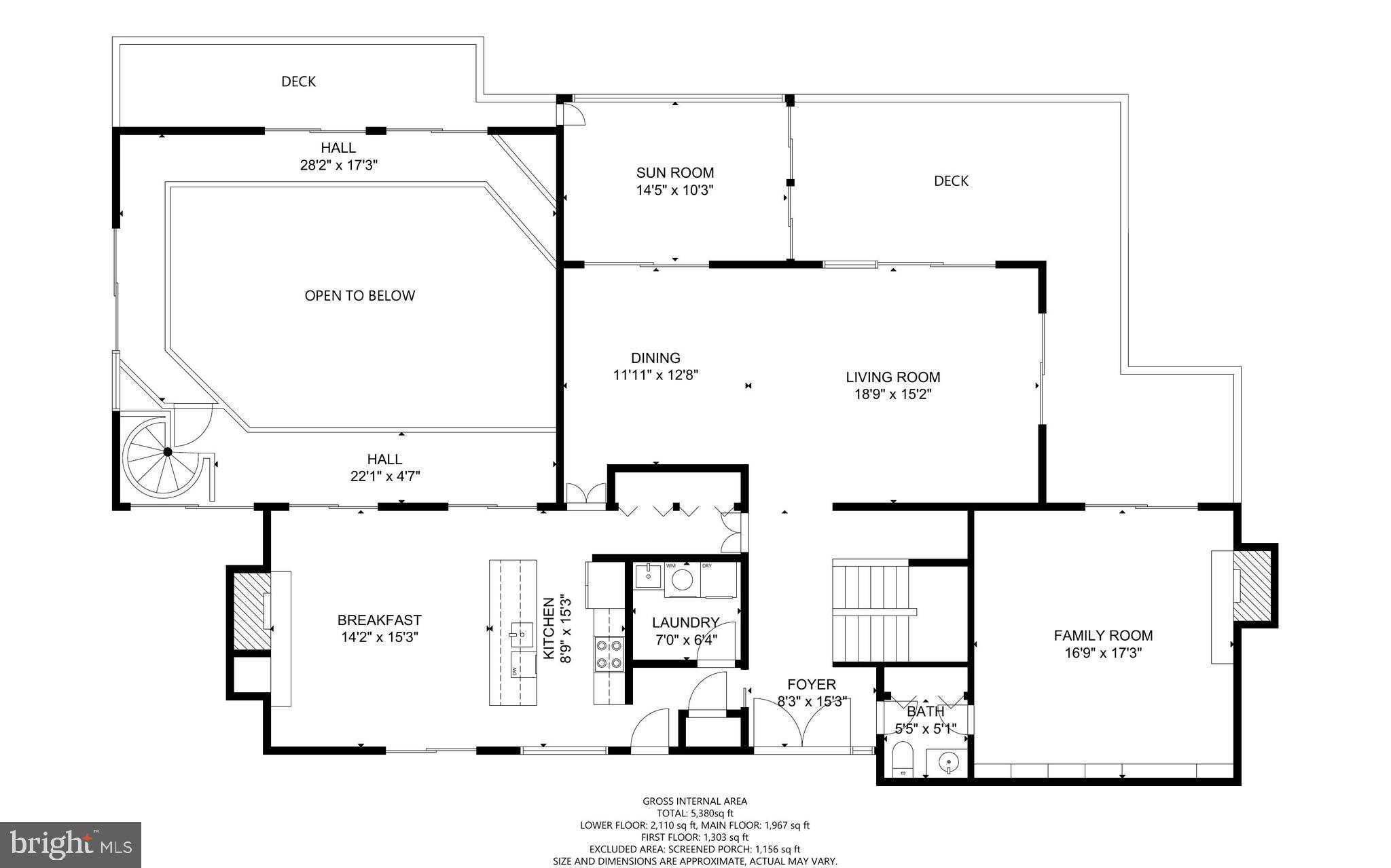 11102 Willow Bottom Drive Columbia, MD 21044 - Photo 29 of 44 Main level (entry level).