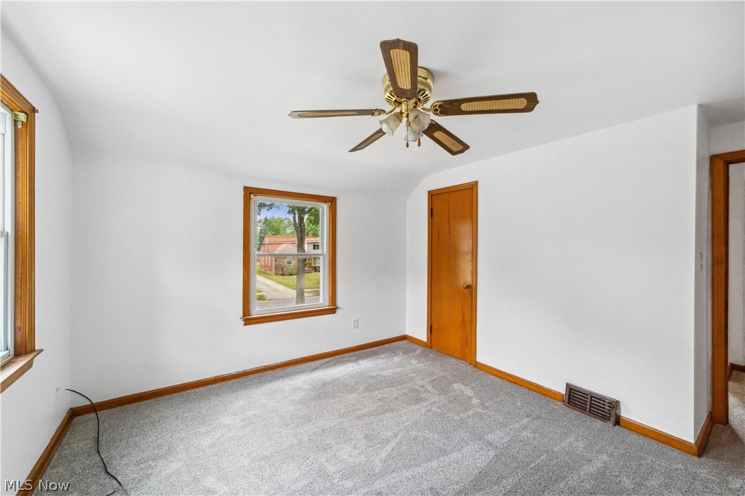 1655 Lyndhurst Road Cleveland, OH 44124 - Photo 18 of 30 Unfurnished room featuring carpet flooring and ceiling fan