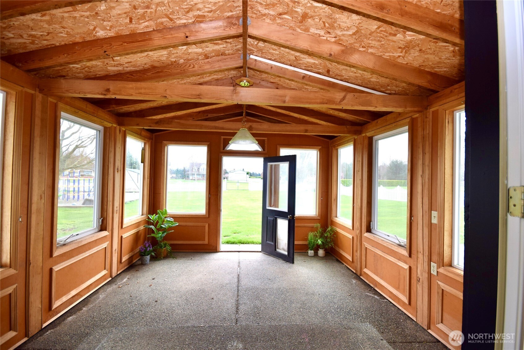 71 John Carl Road Sequim, WA 98382 - Photo 15 of 37 a view of an empty room with large windows