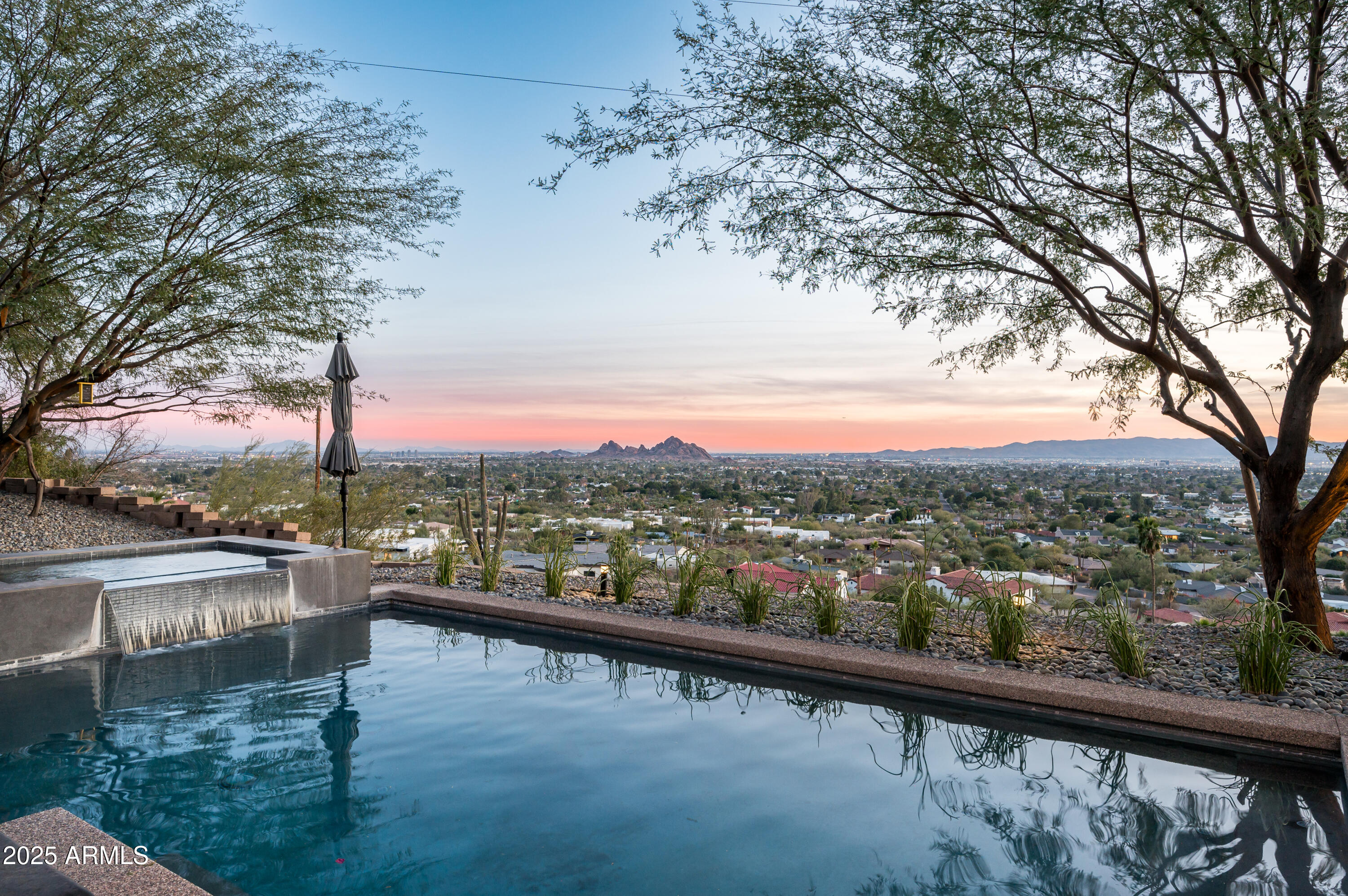 5419 East Valle Vista Road Phoenix, AZ 85018 - Photo 9 of 71 a view of a city from a balcony