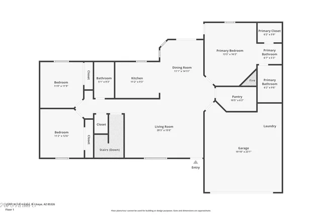 $674,000 | 22038 West Hilton Avenue, Buckeye, AZ 85326