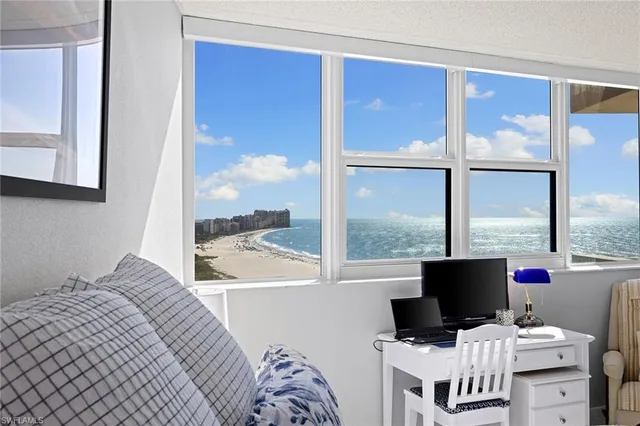 a view of a workspace with a window