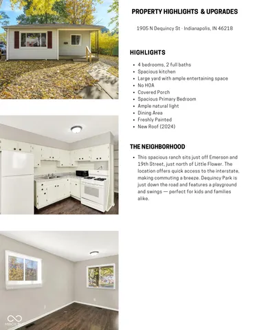 $185,000 | 1905 Dequincy Street, Indianapolis, IN 46218