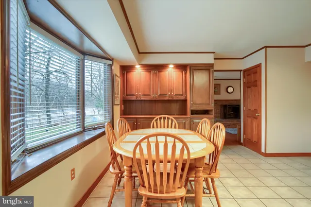 a view of a balcony with furniture