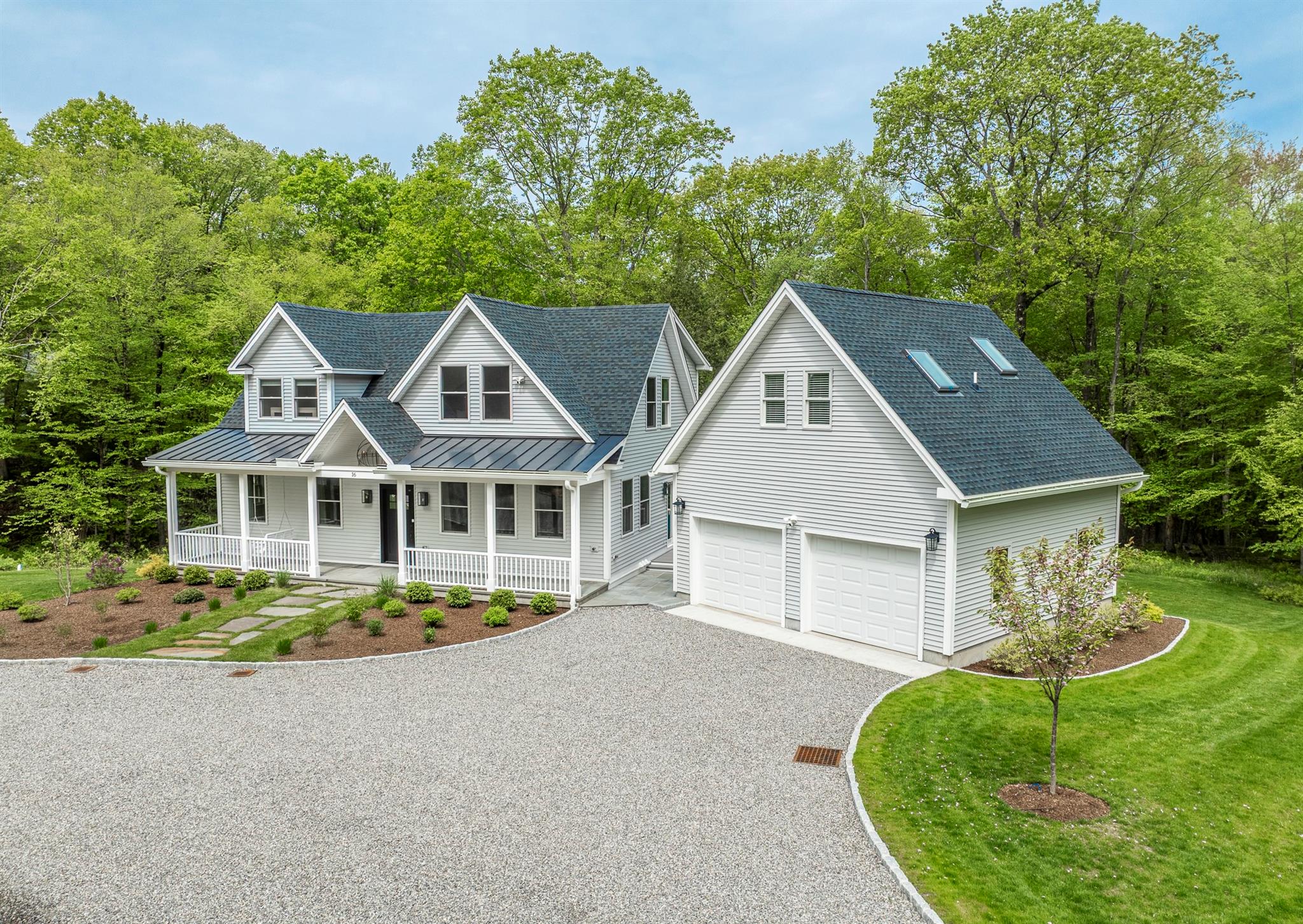 front view of house with a yard