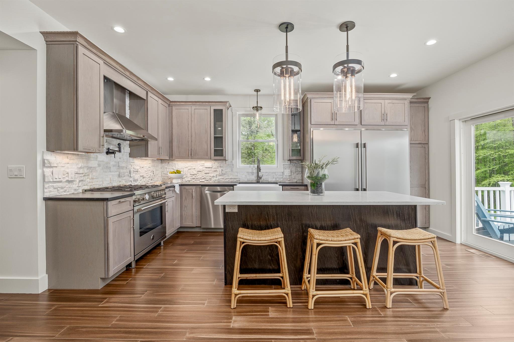 16 Anderson Road Pawling, NY 12564 - Photo 7 of 47 a kitchen with stainless steel appliances granite countertop a kitchen island hardwood floor sink and stove