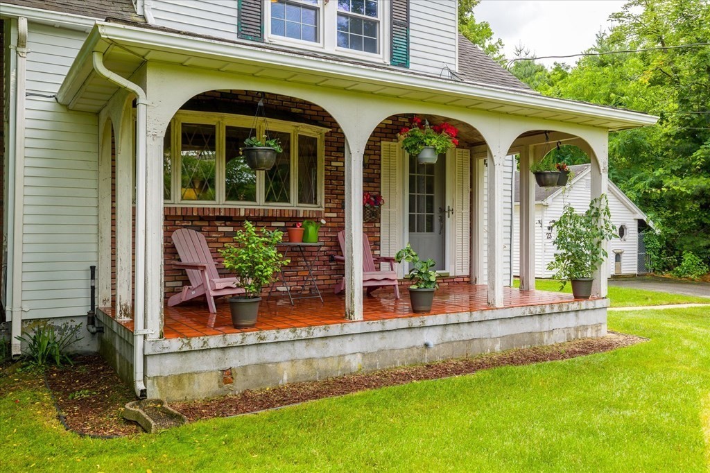 23 Fay Street Chicopee, MA 01020 - Photo 4 of 32 a view of front door and small swimming pool