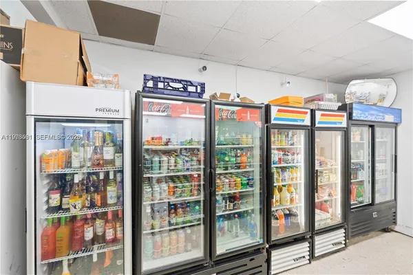 a picture of a store room with windows