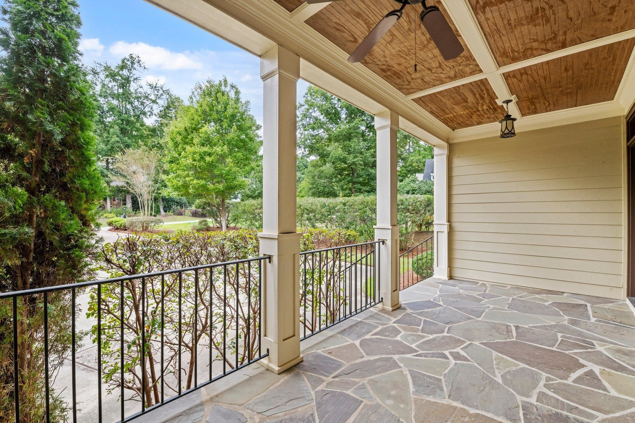 8115 Henderson Road Apex, NC 27539 - Photo 3 of 30 Front Porch w/ Fan