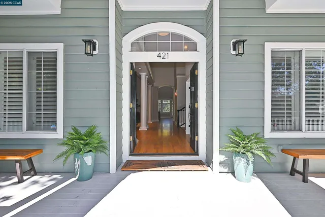a view of outdoor space deck and living room