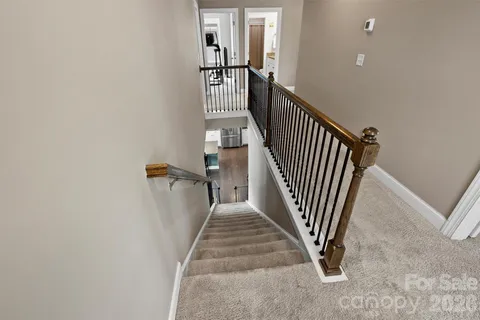 a bedroom with a large bed and a potted plant
