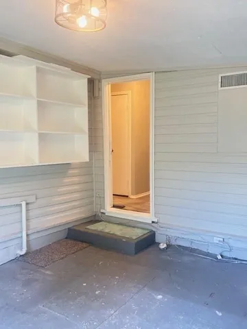 a view of a room with window