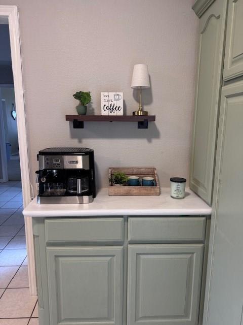 406 Sunshine Trail Bells, TX 75414 - Photo 36 of 37 a kitchen with a stove and a white cabinets