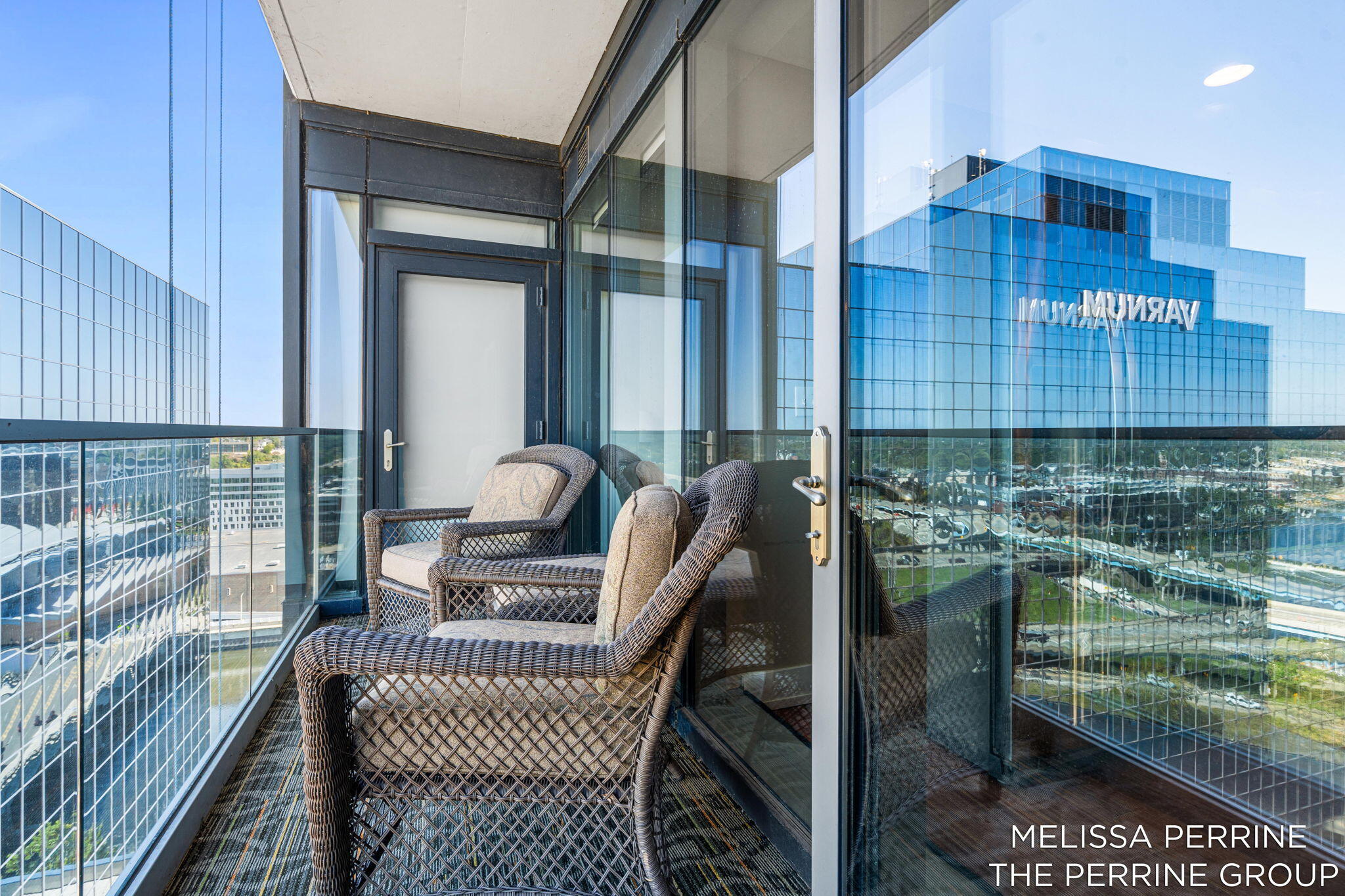 335 Bridge Street Northwest, Unit 1703 Grand Rapids, MI 49504 - Photo 29 of 47 Covered Balcony