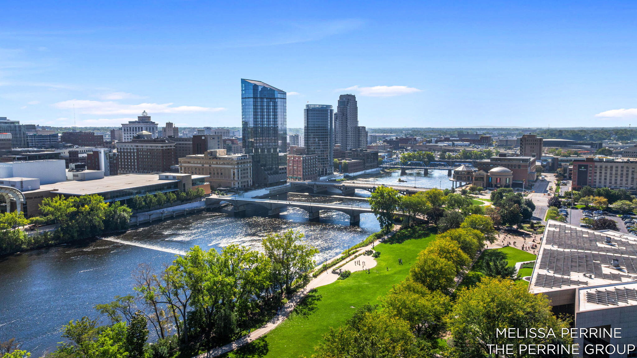 335 Bridge Street Northwest, Unit 1703 Grand Rapids, MI 49504 - Photo 38 of 47 aerial view