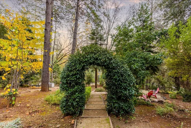 a view of outdoor space and yard
