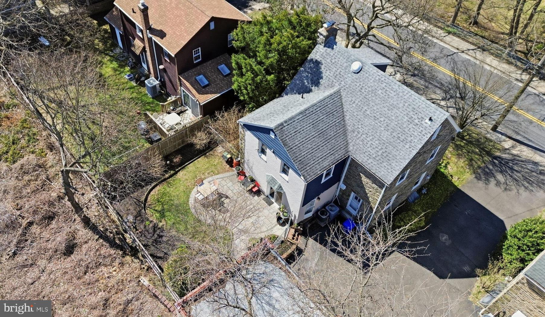 7791 Spring Avenue Elkins Park, PA 19027 - Photo 29 of 33 an aerial view of a house with a yard and garden