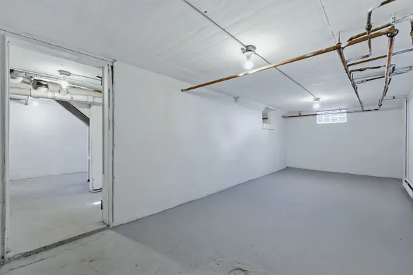 a view of a room with an empty space