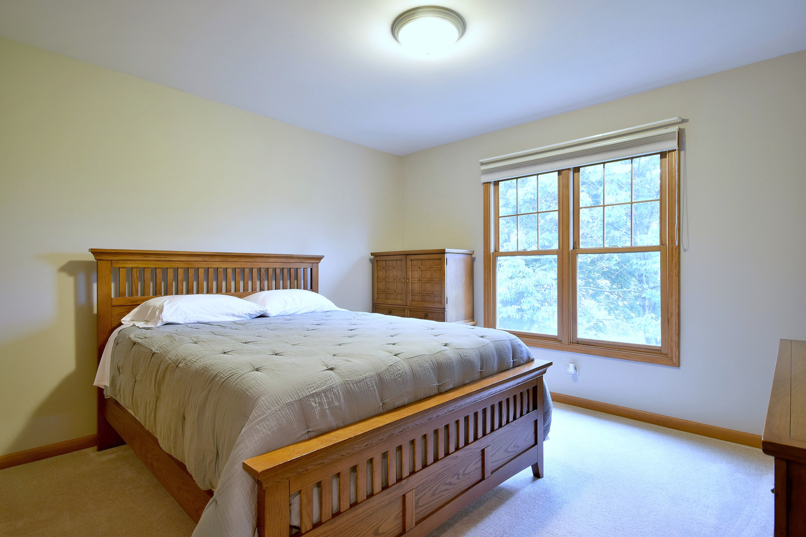 448 Lewis Road Geneva, IL 60134 - Photo 30 of 52 a bed sitting in a bedroom next to a window