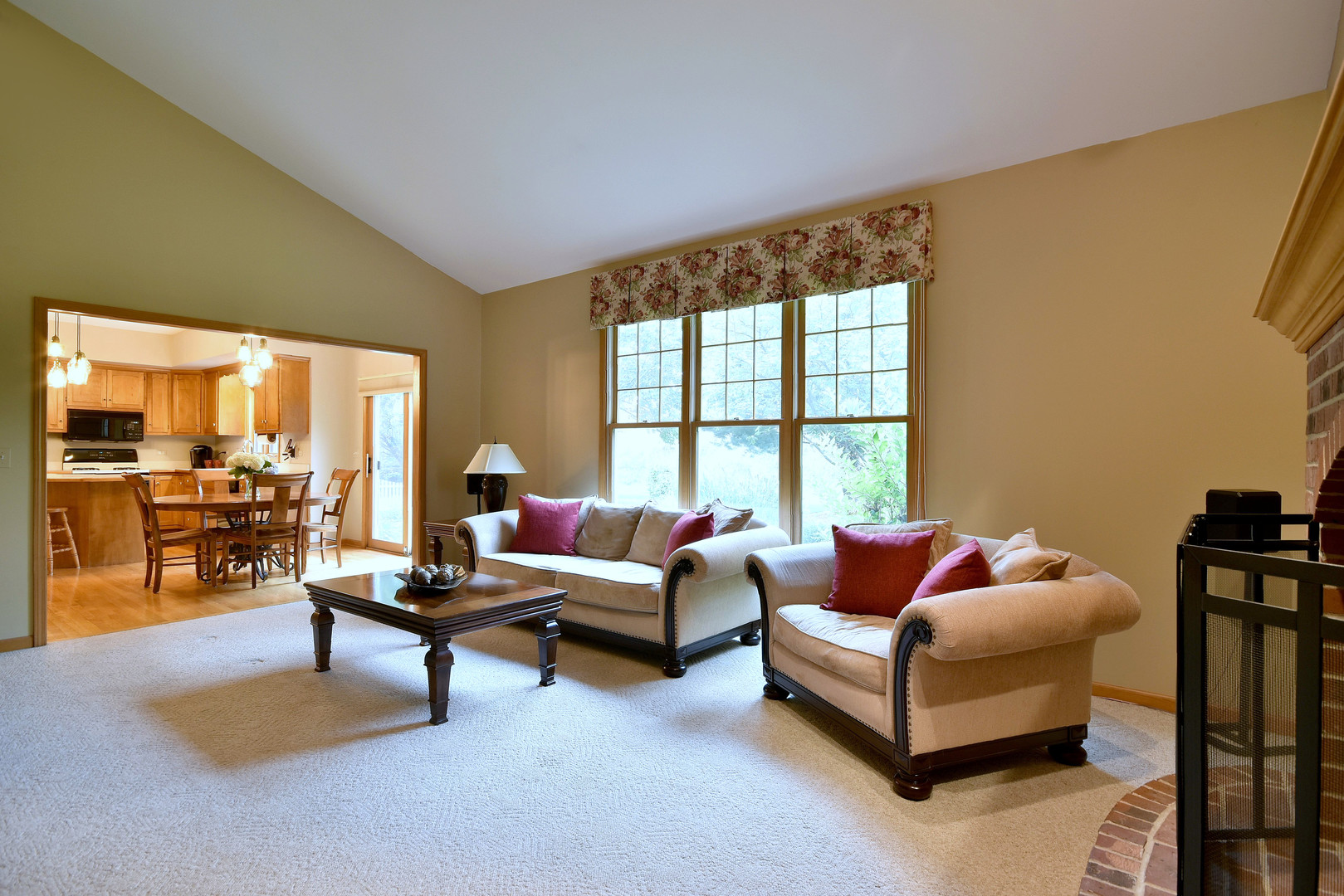 448 Lewis Road Geneva, IL 60134 - Photo 3 of 52 a living room with furniture and a floor to ceiling window