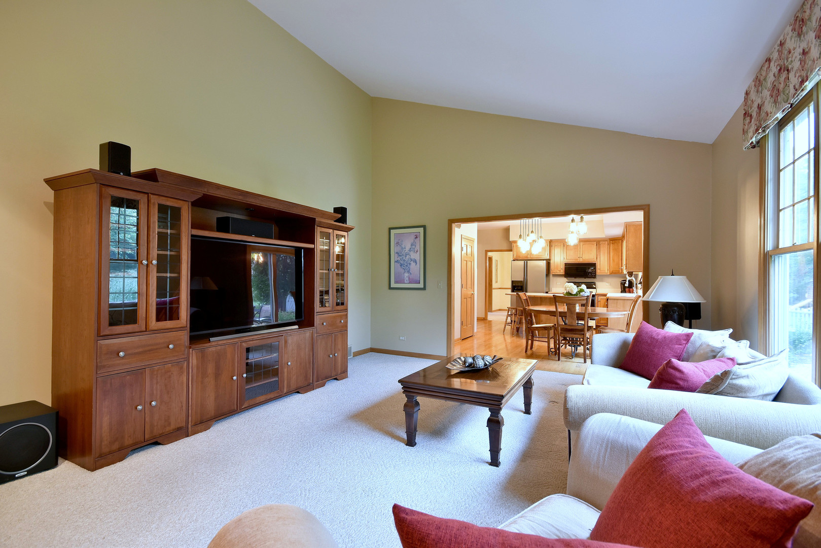 448 Lewis Road Geneva, IL 60134 - Photo 4 of 52 a living room with furniture and a flat screen tv