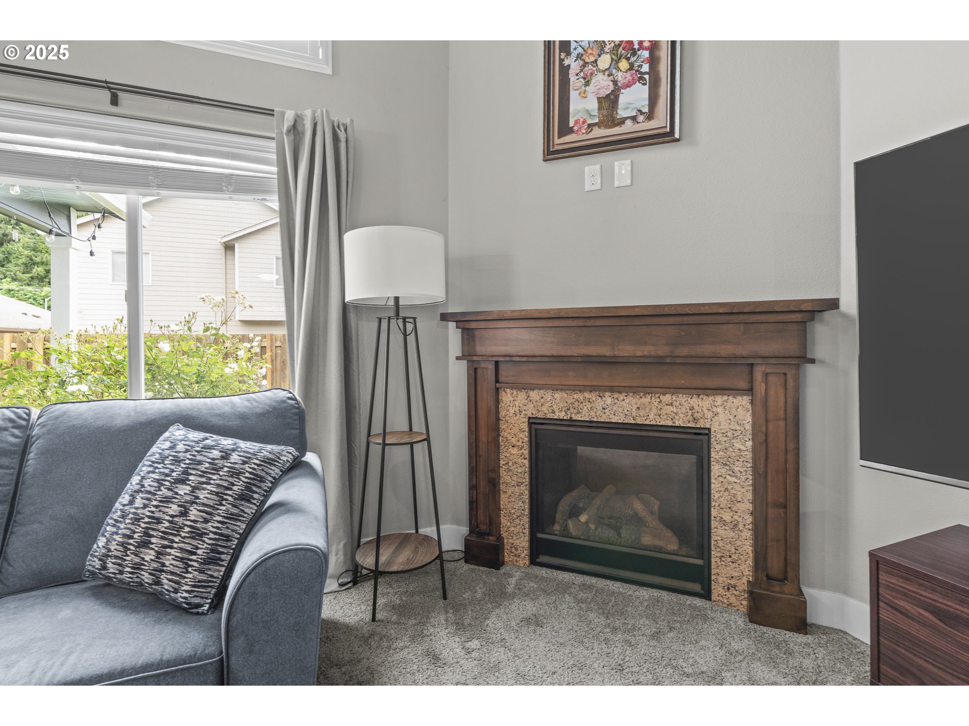 2474 Equestrian Loop South Salem, OR 97302 - Photo 9 of 23 a bedroom with a bed and a fireplace