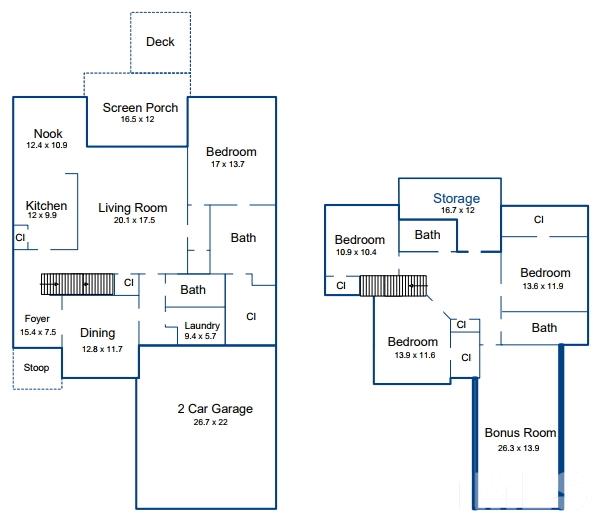 1213 Belhaven Road Cary, NC 27513 - Photo 25 of 25 Floor Plan of the home.