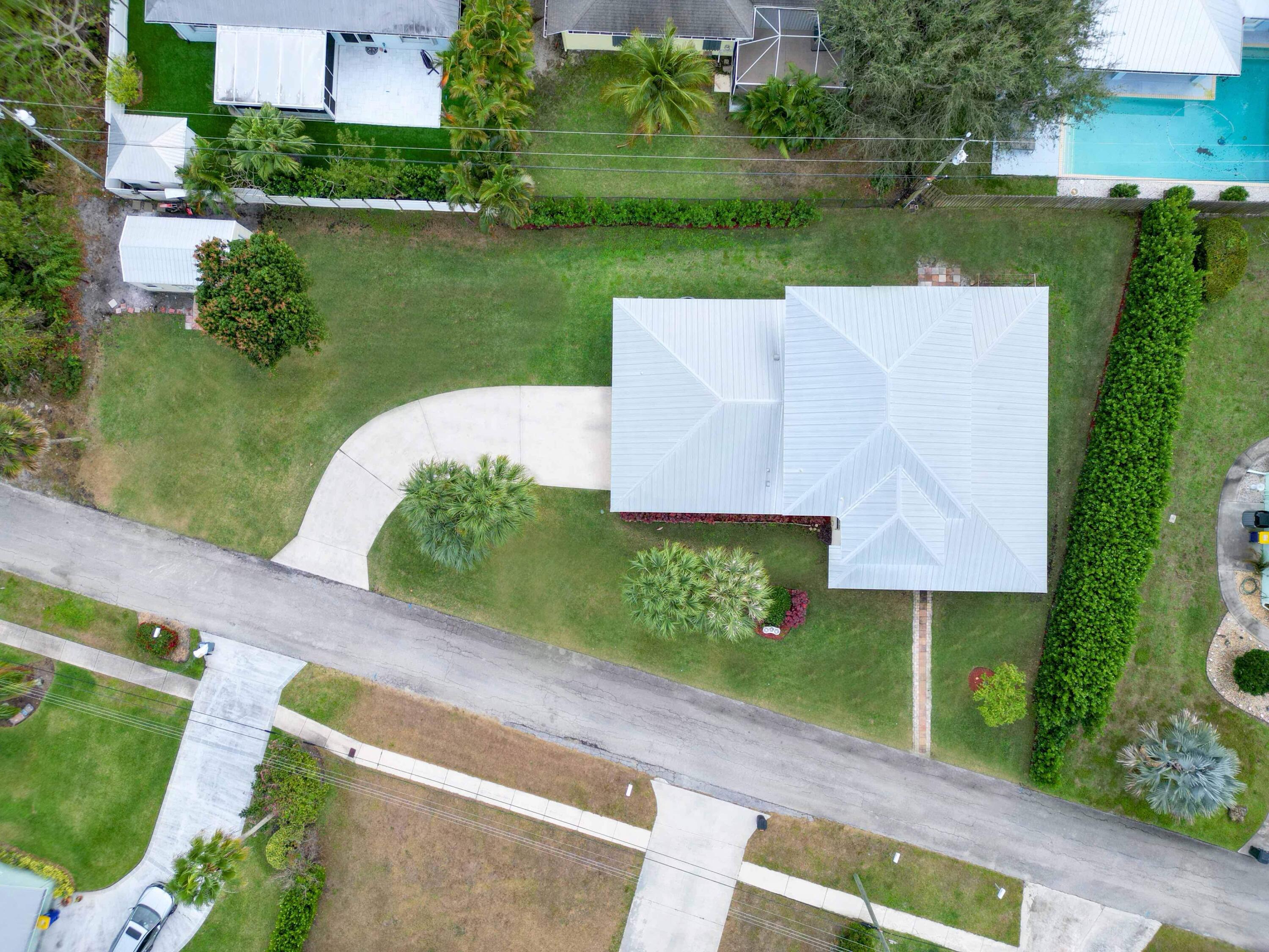9322 Southeast Athena Street Hobe Sound, FL 33455 - Photo 54 of 69 Drone Above