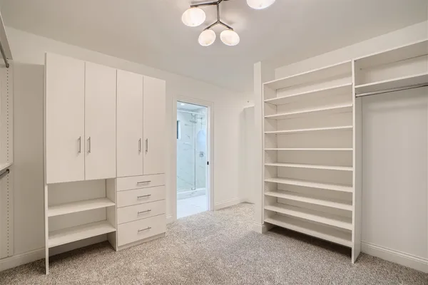 a view of walk in closet
