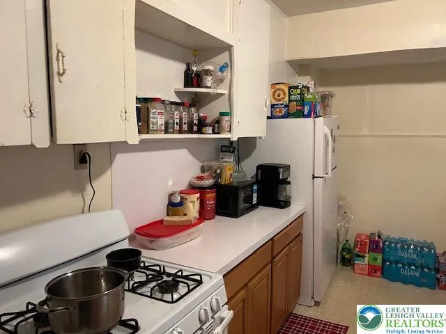 a room with storage and utility