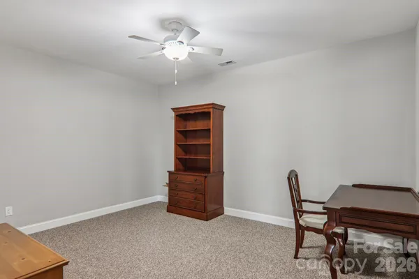 a view of workspace with furniture