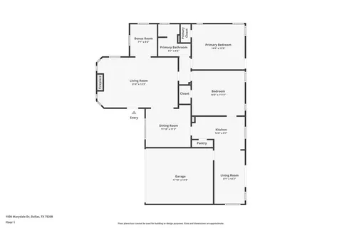 $515,000 | 1930 Marydale Road, Dallas, TX 75208