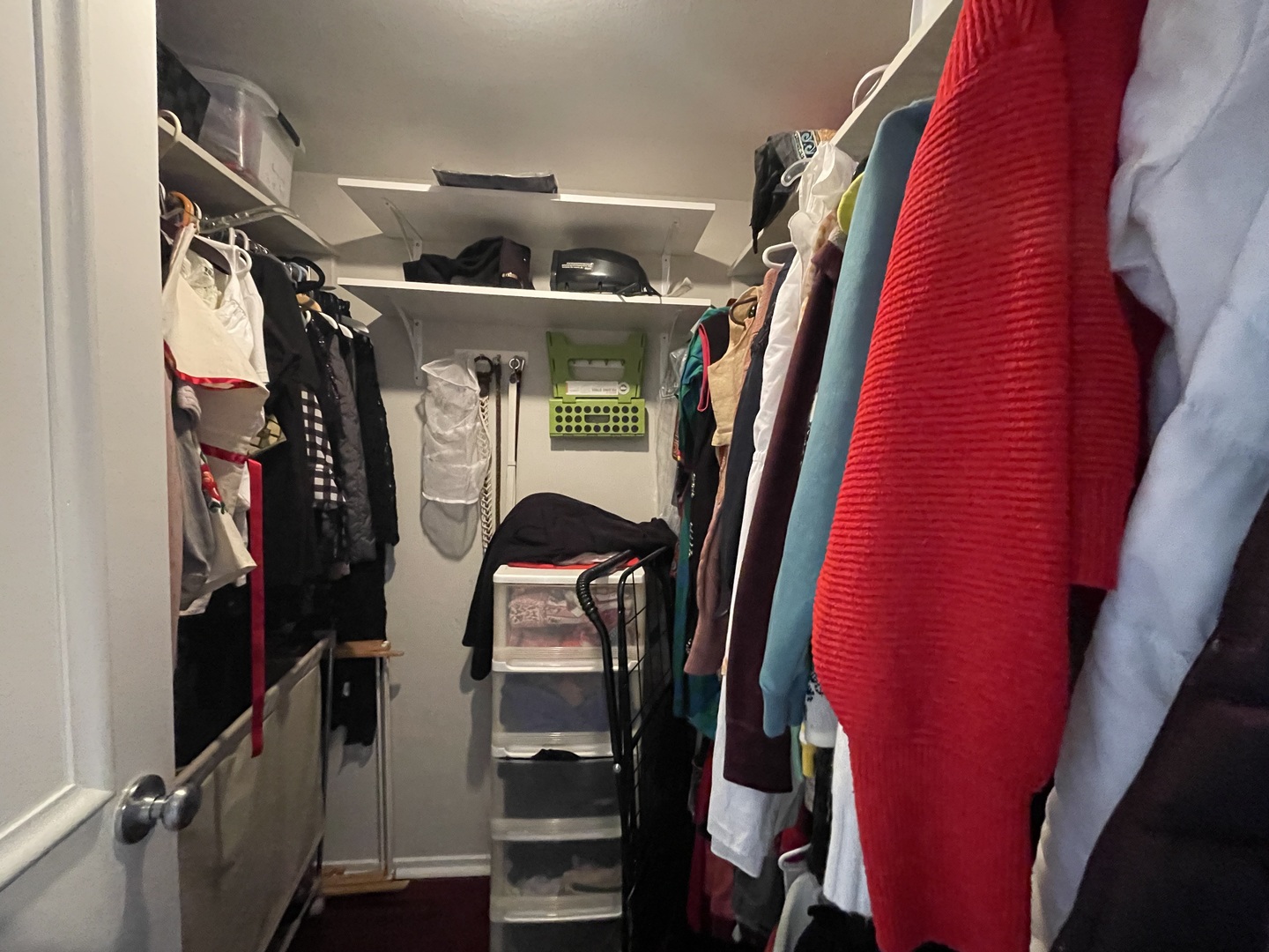 175 East Delaware Place, Unit 6706 Chicago, IL 60611 - Photo 25 of 30 a view of walk in closet with clothes and shoes