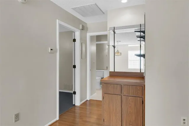 a view of a rack on the wall