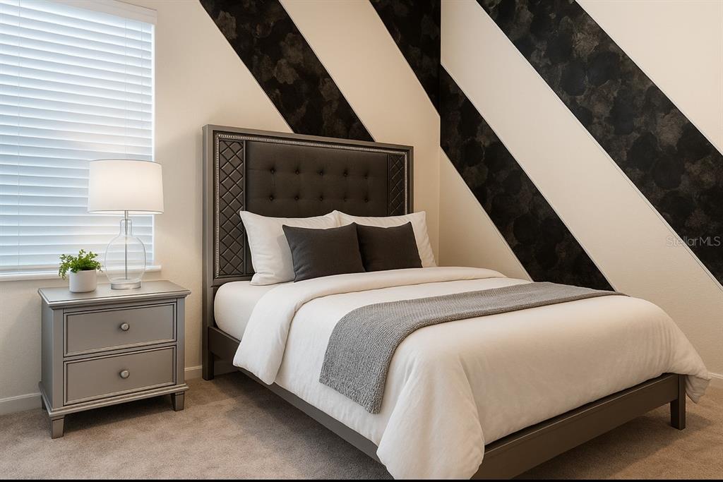 1326 Butterfly Orchid Road Davenport, FL 33837 - Photo 39 of 54 a bedroom with a bed and a window