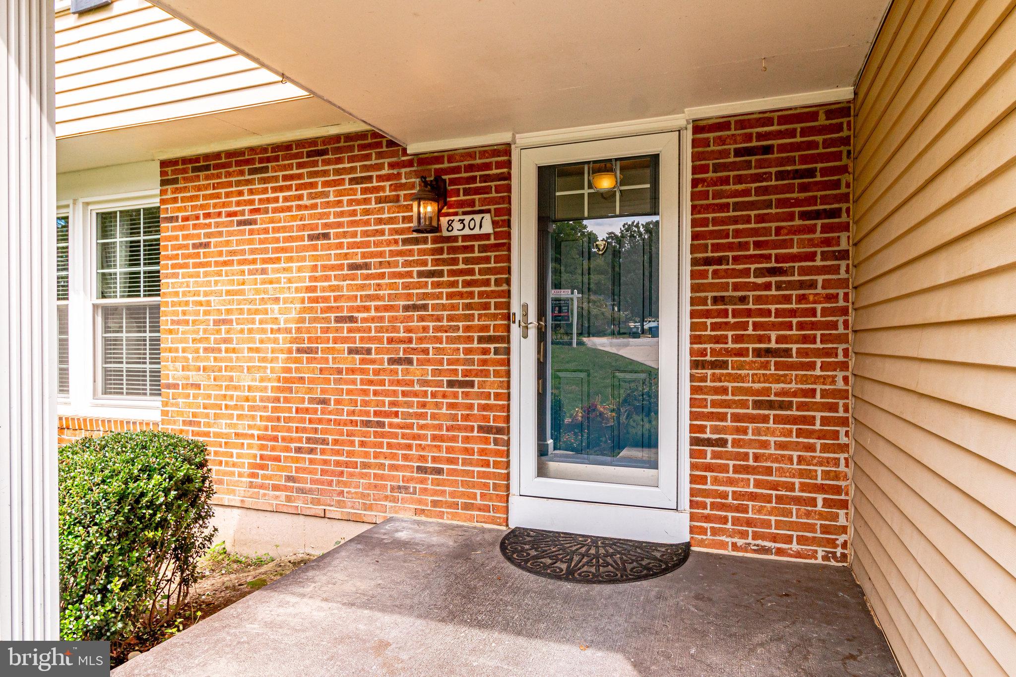 8301 Old Tree Court Springfield, VA 22153 - Photo 4 of 30 Covered front porch