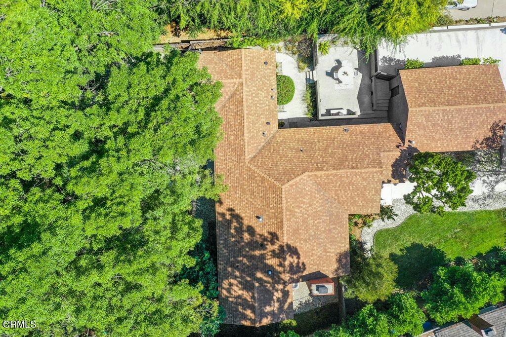 1323 Brampton Road Los Angeles, CA 90041 - Photo 43 of 44 an aerial view of residential house with outdoor space and trees all around