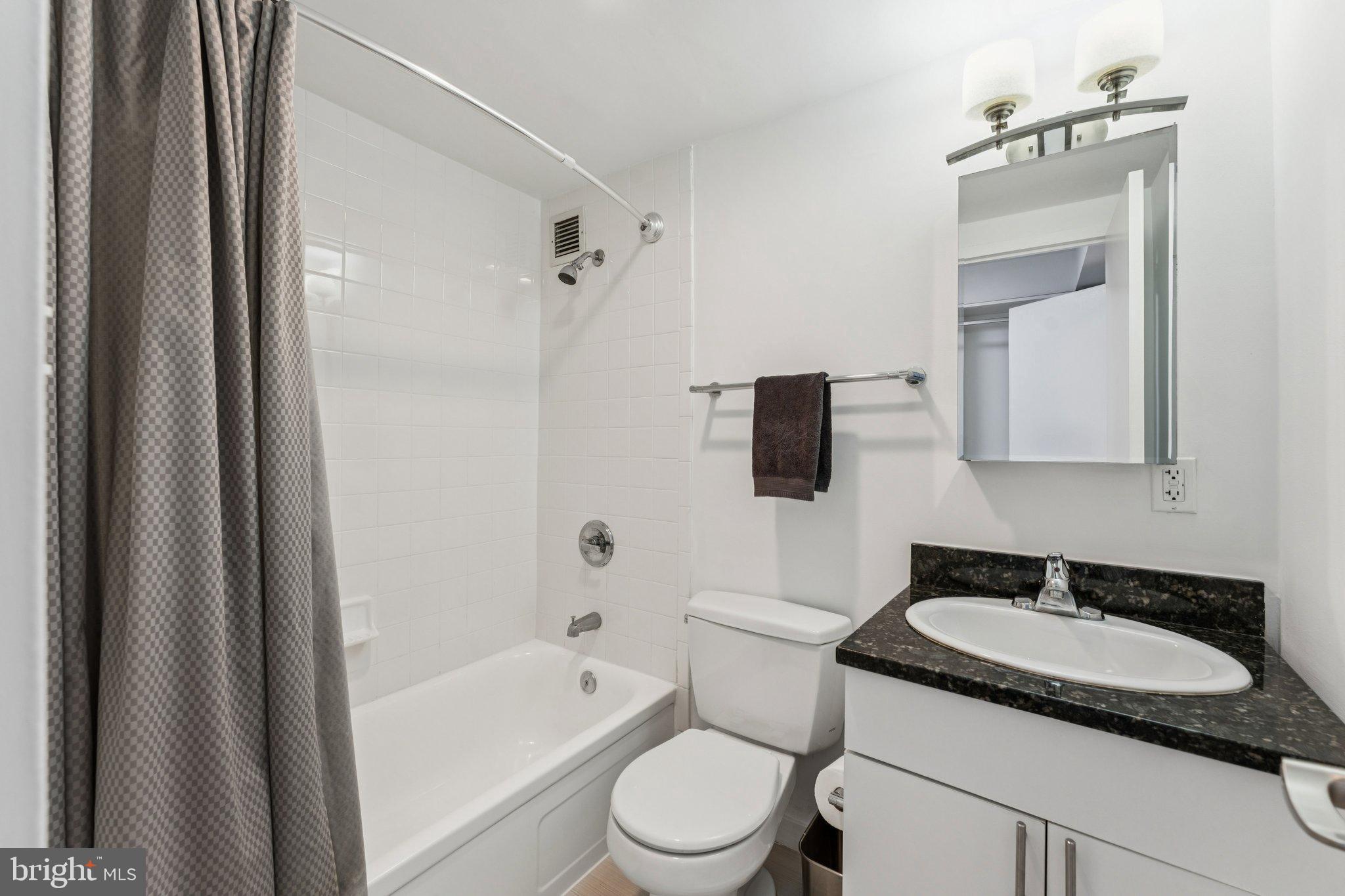 1101 3rd Street Southwest, Unit 114 Washington, DC 20024 - Photo 15 of 29 Updated bath with tub.