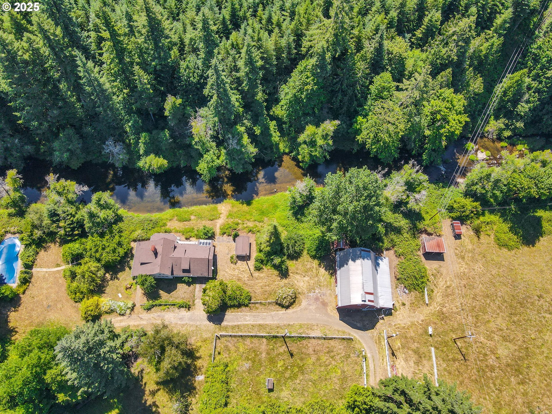 90450 Deadwood Creek Road Deadwood, OR 97430 - Photo 5 of 47 a view of a yard with plants