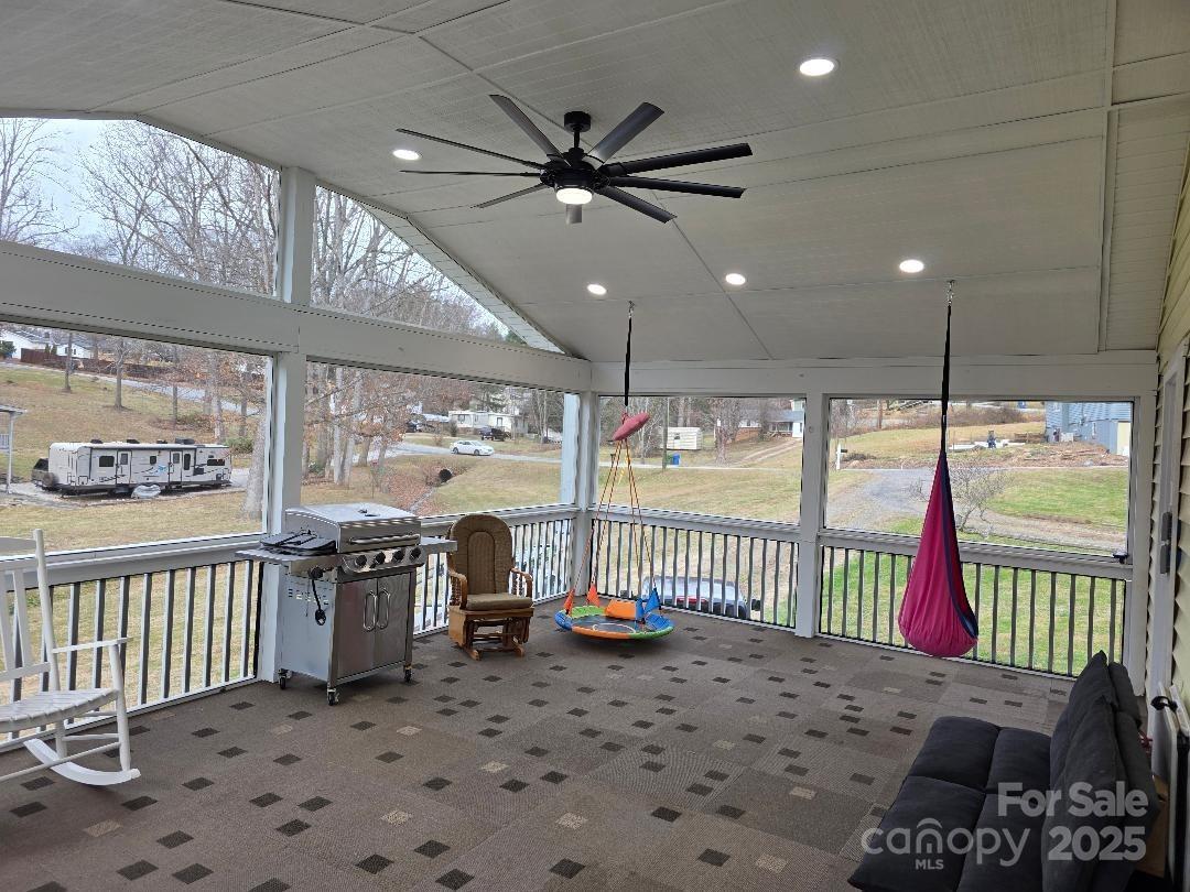 26 Azalea Road Arden, NC 28704 - Photo 9 of 26 a view of a porch with wooden floor