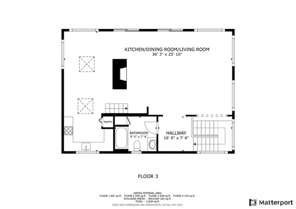 a picture of a floor plan