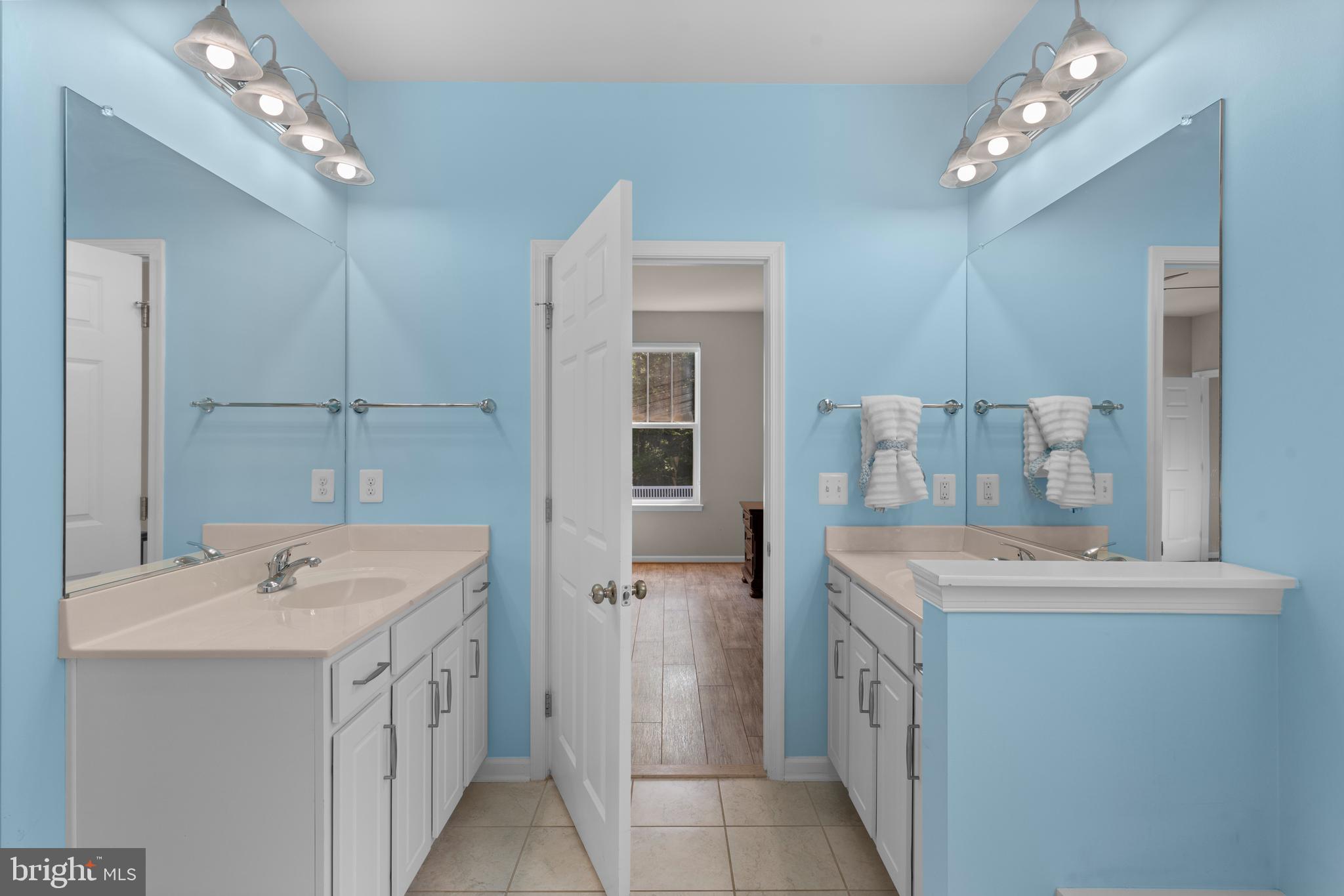 10541 Blazing Star Loop Bristow, VA 20136 - Photo 20 of 41 a bathroom with a sink a vanity and a mirror