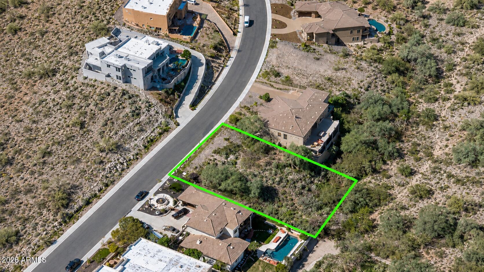 6136 West Alameda Road, Unit 7 Glendale, AZ 85310 - Photo 15 of 16 an aerial view of a house with a yard