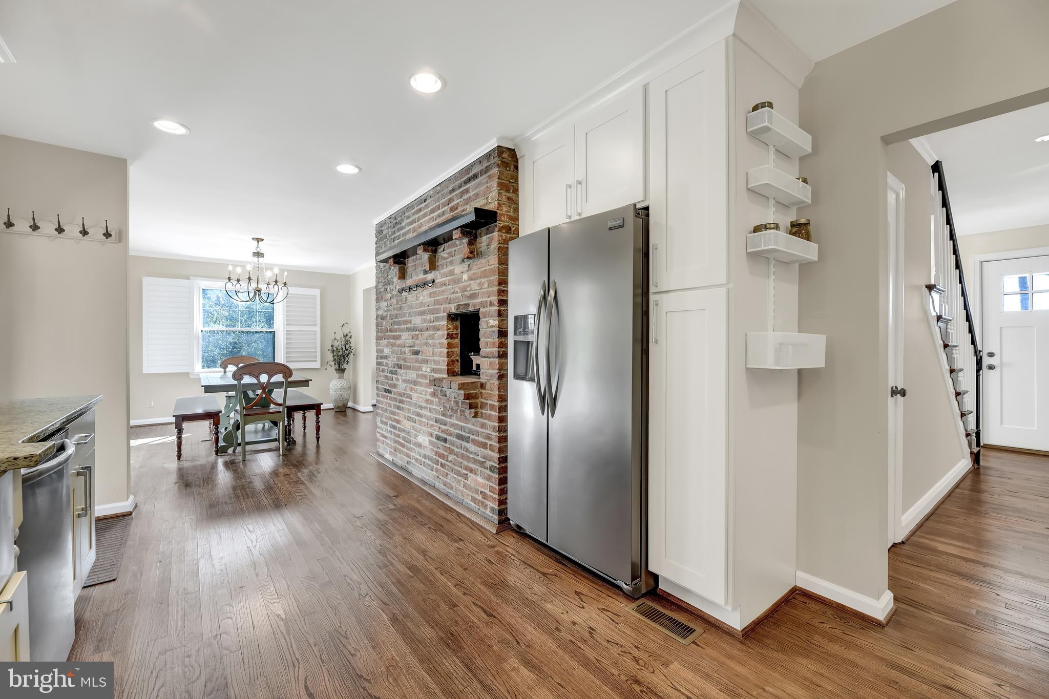 1113 Bellemore Road Baltimore, MD 21210 - Photo 14 of 38 Kitchen, view toward Dining Room and Front Entry