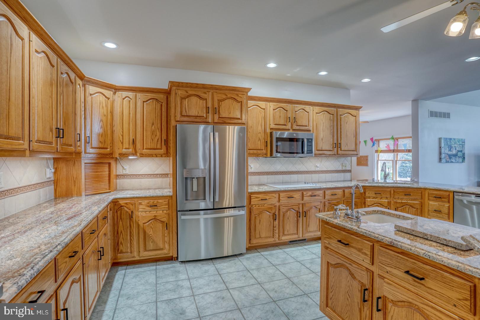 34 Chadwick Drive Dover, DE 19901 - Photo 34 of 59 a kitchen with granite countertop a refrigerator and a sink