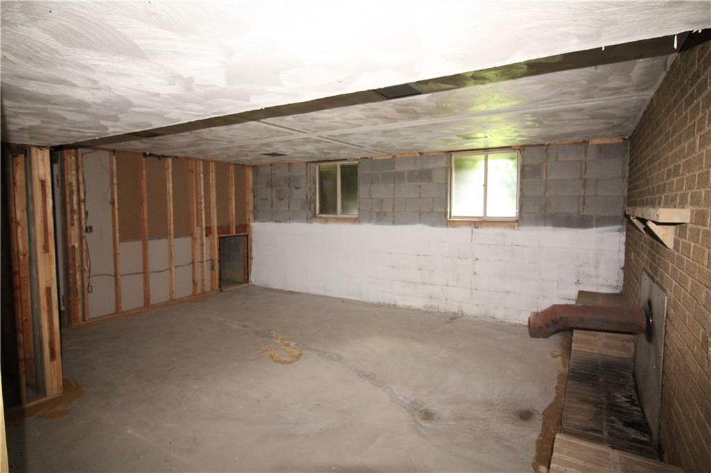 236 Brownlee Road Eighty Four, PA 15330 - Photo 18 of 25 Another View of Game Room area ready for Wood Stove or Fireplace in future