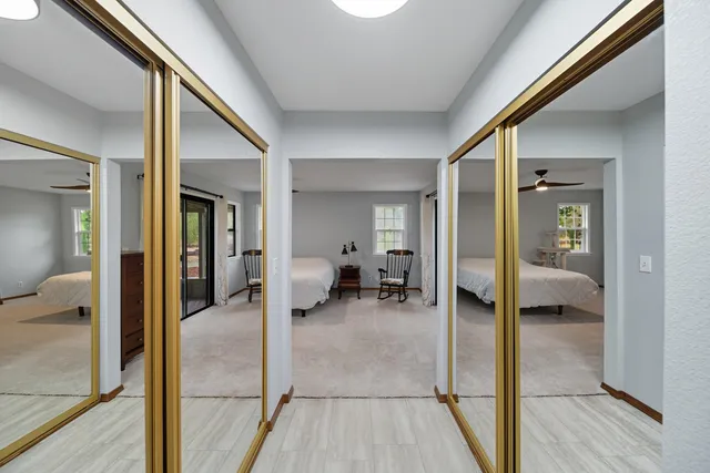 a view of a livingroom with couch and furniture